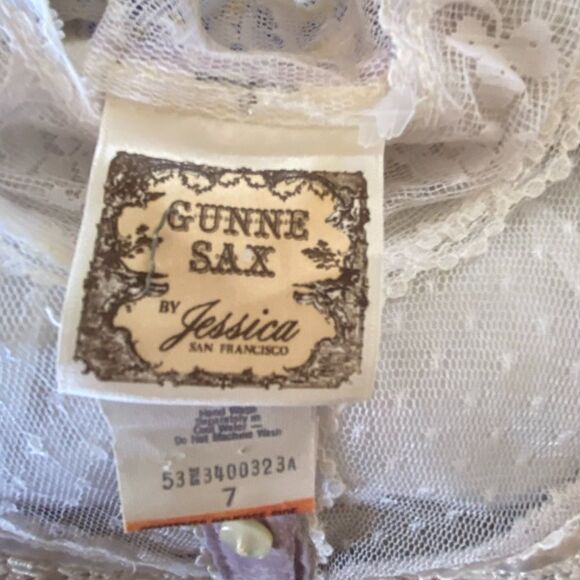 Gunne Sax Praire Lavender Dress - Picture 5 of 5